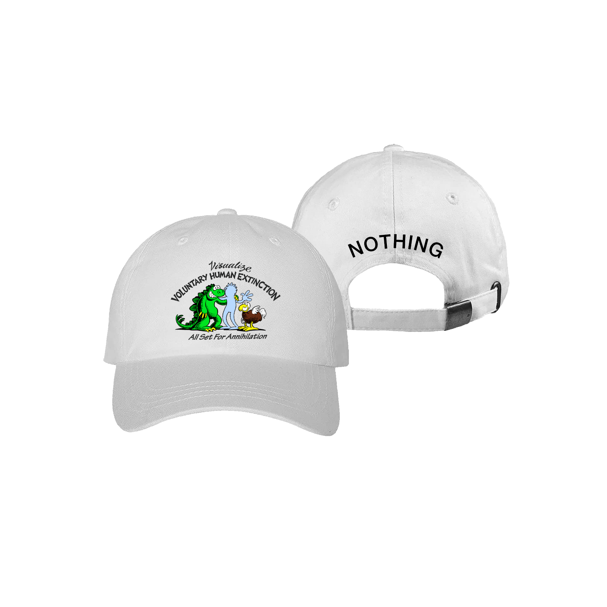 nothing "visualize" hat (white)