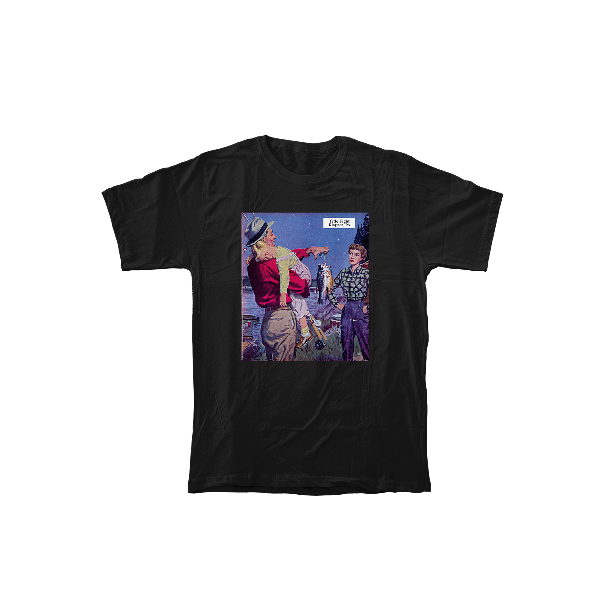 title fight "postcard" t-shirt