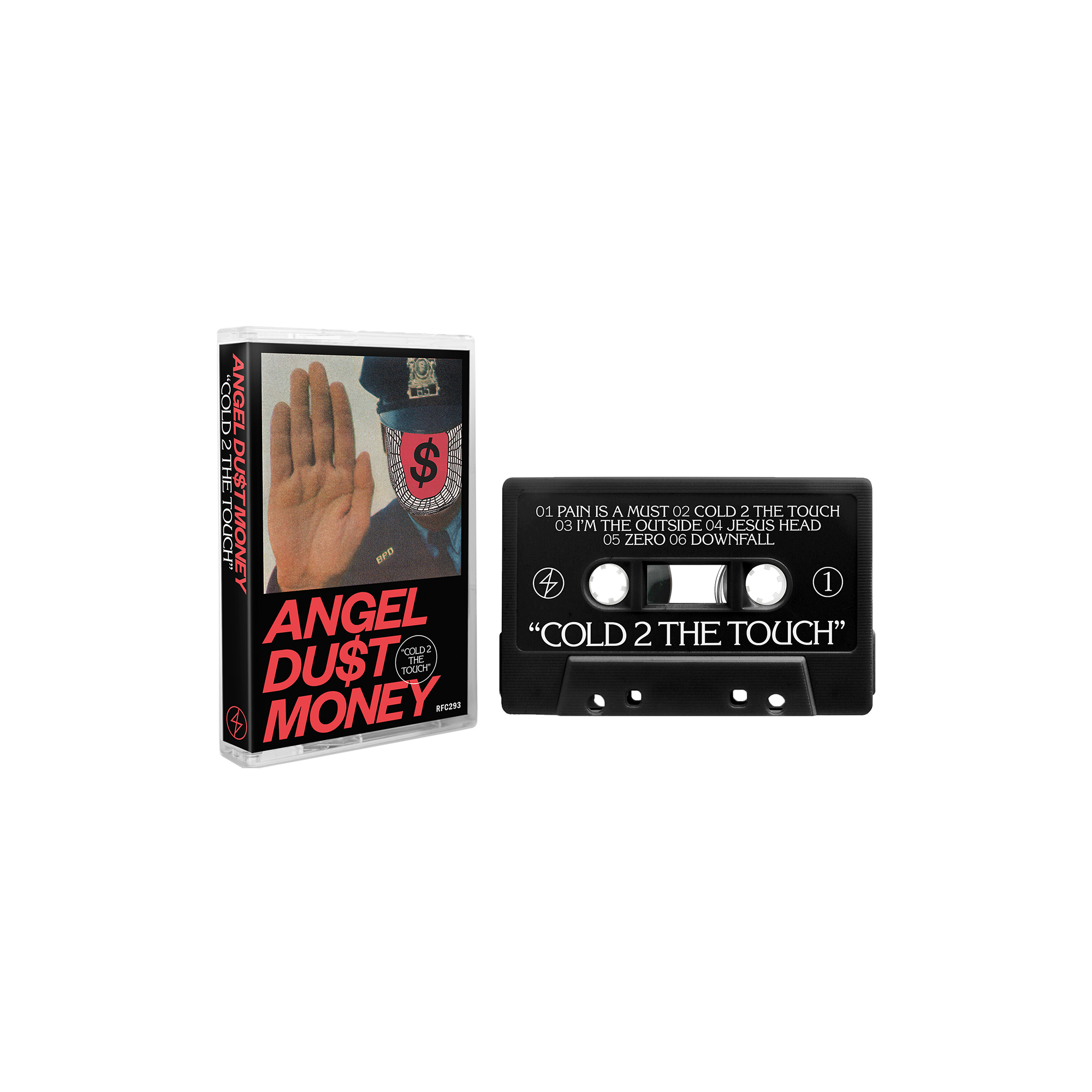 angel du$t "cold 2 the touch" cassette (black shell)
